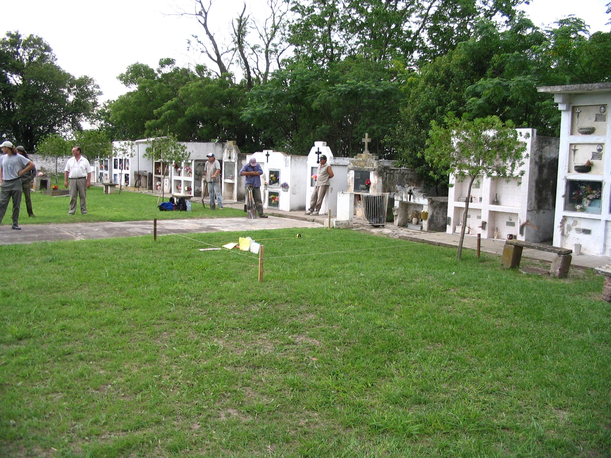 Cementerio de Barrancas, Santa Fe, 2008. Archivo EAAF.